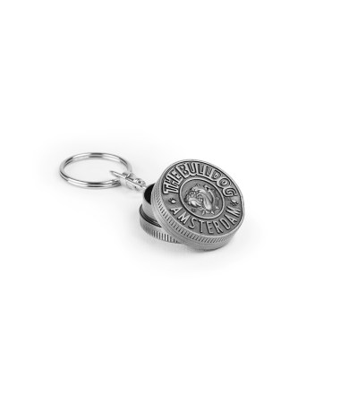 Metal-Grinder-Silver-Keychain